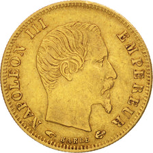 Munten, Frankrijk, Napoleon III, Napoléon III, 5 Francs, 1858, Paris, ZF, Goud