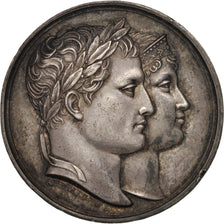 France, Medal, Napoléon Ier, Mariage avec Marie-Louise, Silver, 1810