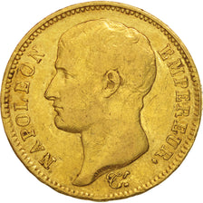 Monnaie, France, Napoleon I, Napoléon I, 40 Francs, 1807, Lille, TB+, Or