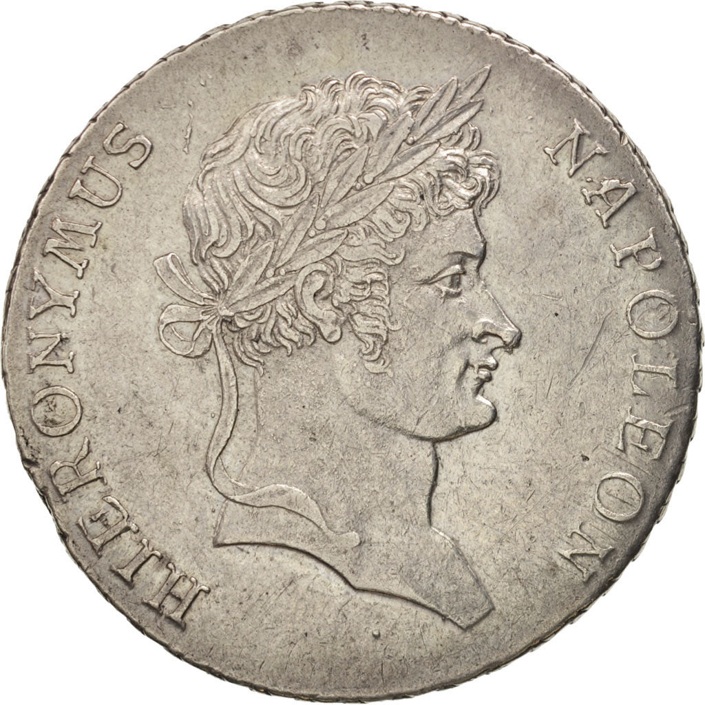 Deutsch Staaten, WESTPHALIA, Jerome, Thaler, 1810, SS, Silber, KM:113
