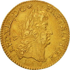Monnaie, France, Louis XIV, 1/2 Louis d'or à l'écu, 1/2 Louis d'or, 1691