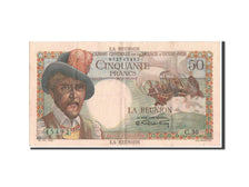 Réunion, 50 Francs, 1946, KM:44a, BB+