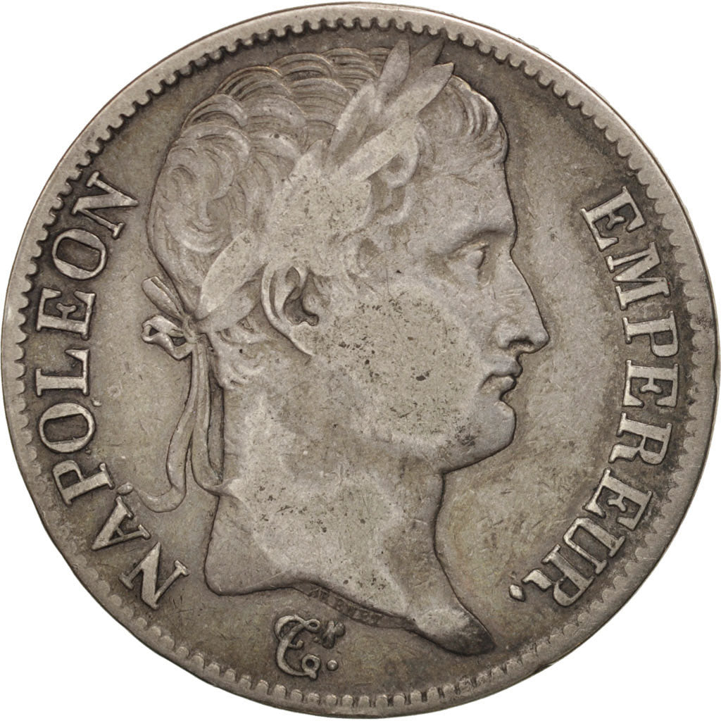 France, Napoléon I, 5 Francs, 1810, Paris, TB, Argent, KM:694.1, Gadoury:584