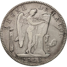 Monnaie, France, Louis XVI, Écu de 6 livres françois, ECU, 6 Livres, 1793