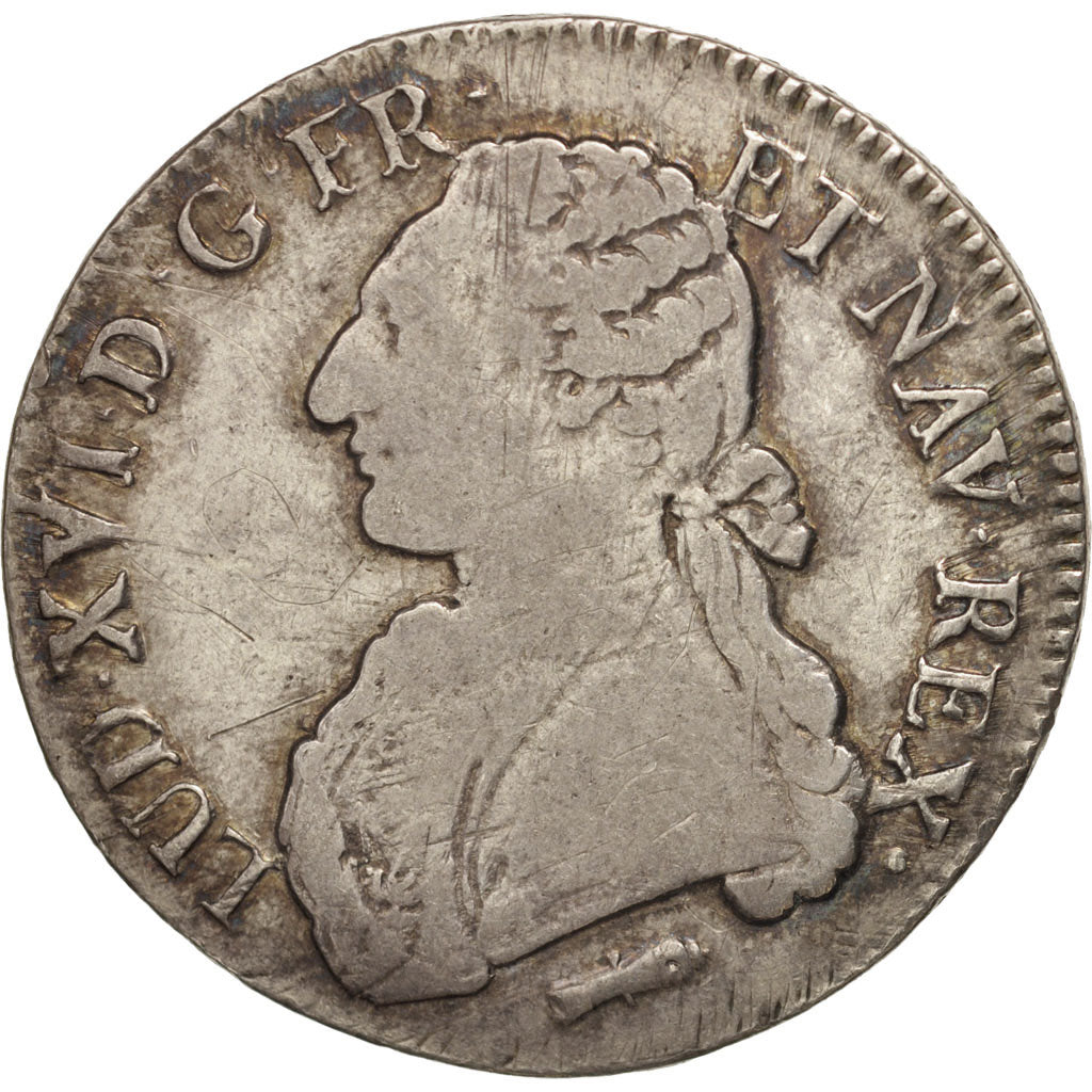 Frankreich, Louis XVI, Écu aux branches d'olivier, Ecu, 1782, Perpignan, S+