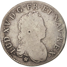 Munten, Frankrijk, Louis XV, 1/2 Écu Vertugadin, 1/2 ECU, 44 Sols, 1716, Lille