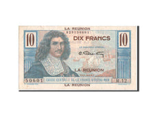 Reunion, Colbert, 10 Francs, 1946, KM:42a