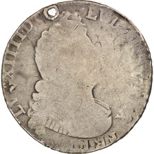 Coin, France, Louis XIV, 1/4 Écu aux 8 L, 1/4 Ecu, 1704, VG(8-10), Silver