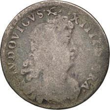 France, Louis XIV, 4 Sols dits « des Traitants », 1676, Paris, KM:232.1
