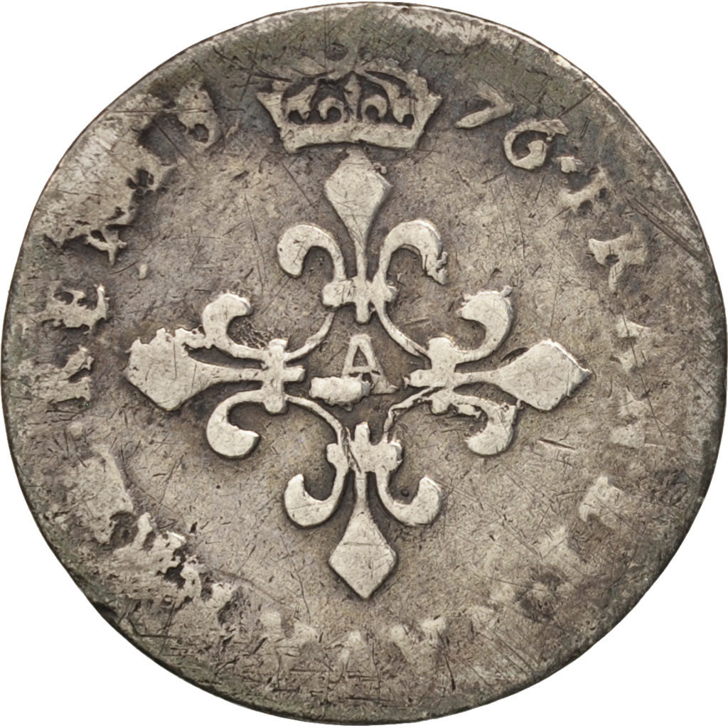France, Louis XIV, 4 Sols dits « des Traitants », 1676, Paris, KM:232.1
