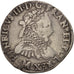 Coin, France, Henri III, Teston, 1576, Toulouse, EF(40-45), Silver, Sombart:4654
