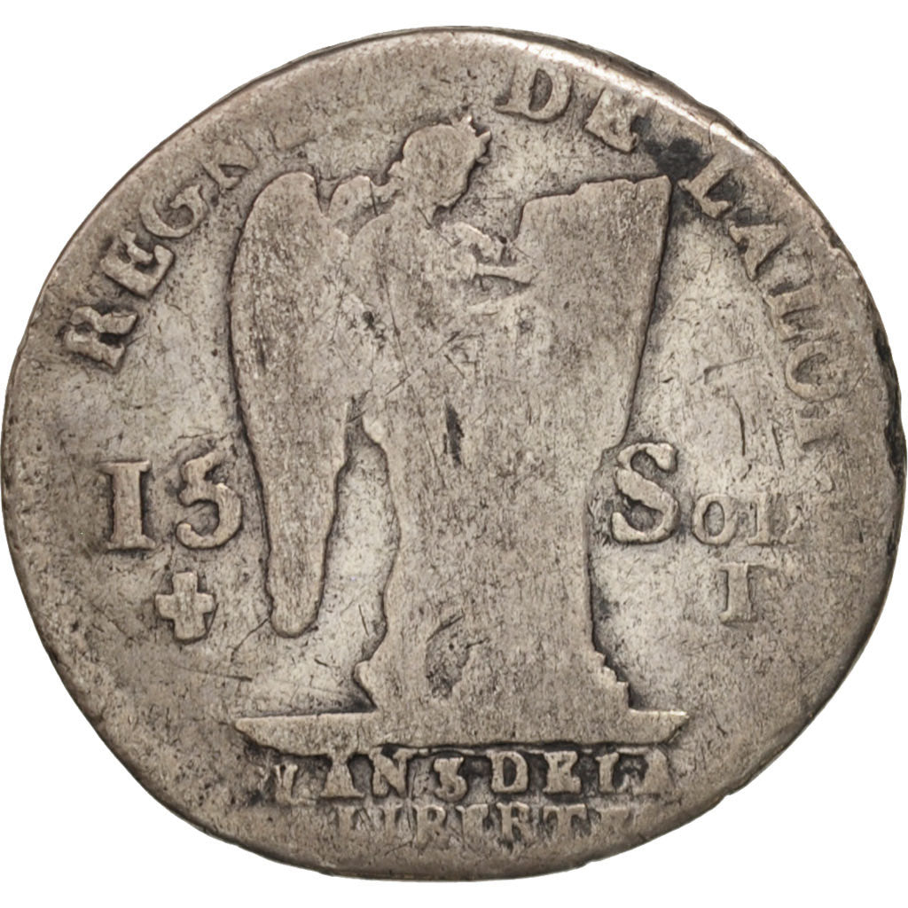Frankreich, Louis XVI, 15 sols françois, 1791, Limoges, SGE, KM:604.5