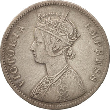 INDIA-BRITISH, Victoria, Rupee, 1878, EF(40-45), Silver, KM:492