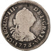Bolivia, Charles III, 1/2 Réal, 1773, Potosi, VF(20-25), Silver, KM:51