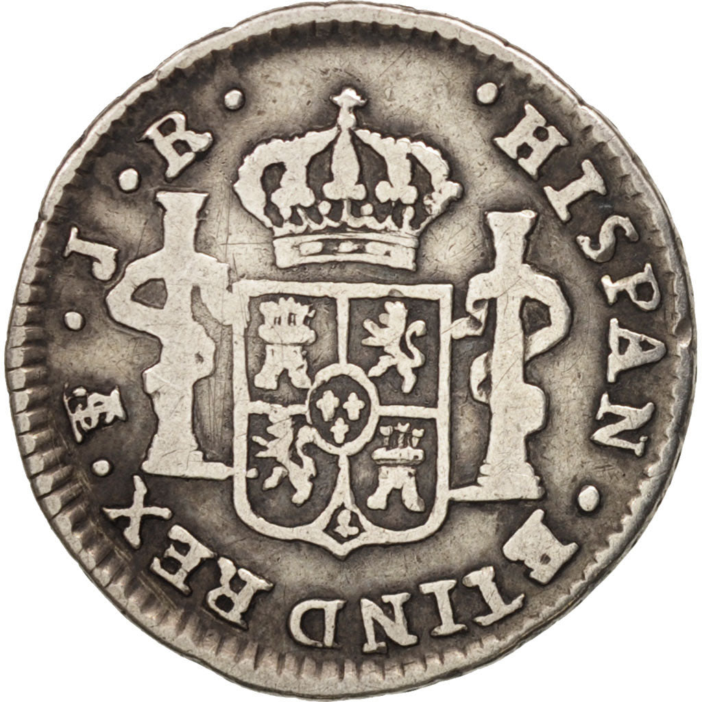 Bolivia, Charles III, 1/2 Réal, 1773, Potosi, VF(20-25), Silver, KM:51