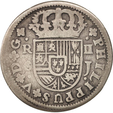Spain, Philip V, 2 Réales, Seville, F(12-15), Silver