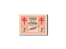 Reunion, Cross of Lorraine, 2 Francs, 12.08.1943, KM:35