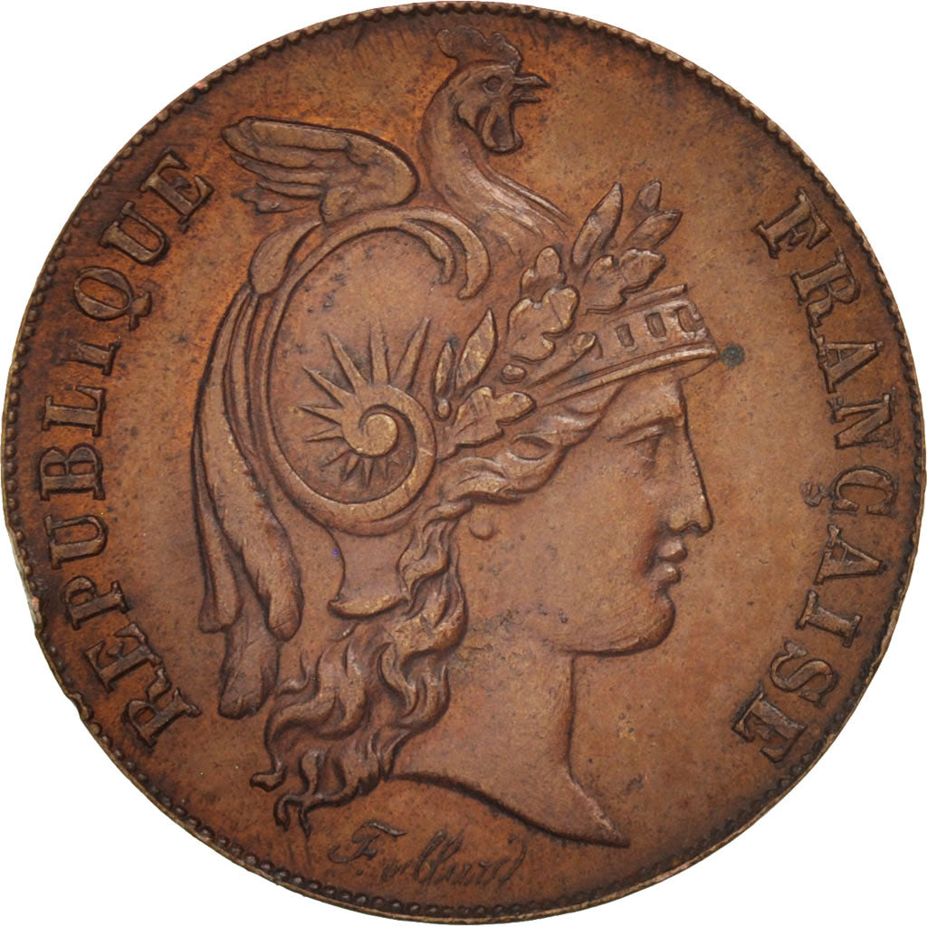Coin, France, Concours de F.Alard, 20 Francs, 1848, Paris, AU(55-58), Copper