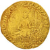 France, Philippe VI, Ecu d'or à la chaise, VF(20-25), Gold, Duplessy:249