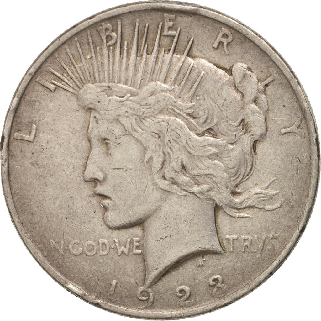 Coin, United States, Peace Dollar, Dollar, 1923, U.S. Mint, Philadelphia