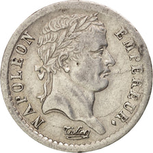 Münze, Frankreich, Napoléon I, 1/2 Franc, 1808, Paris, SS+, Silber, KM:680.1