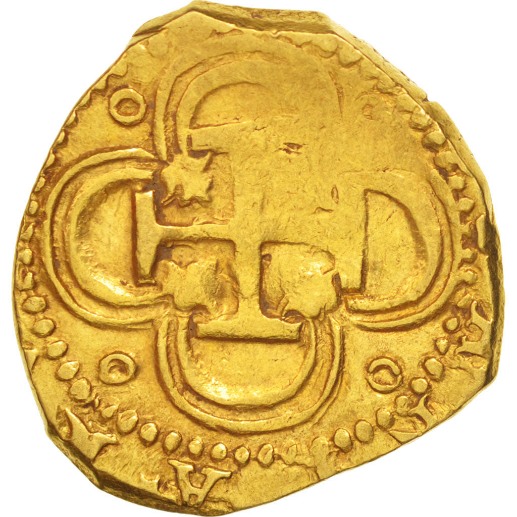 España, 2 Escudos, Seville, BC+, Oro