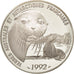 France, Terres Australes, 100 Francs, 1992, Paris, MS(65-70), Silver, KM:1010