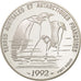 France, Terres Australes, 100 Francs, 1992, Paris, MS(65-70), Silver, KM:1011