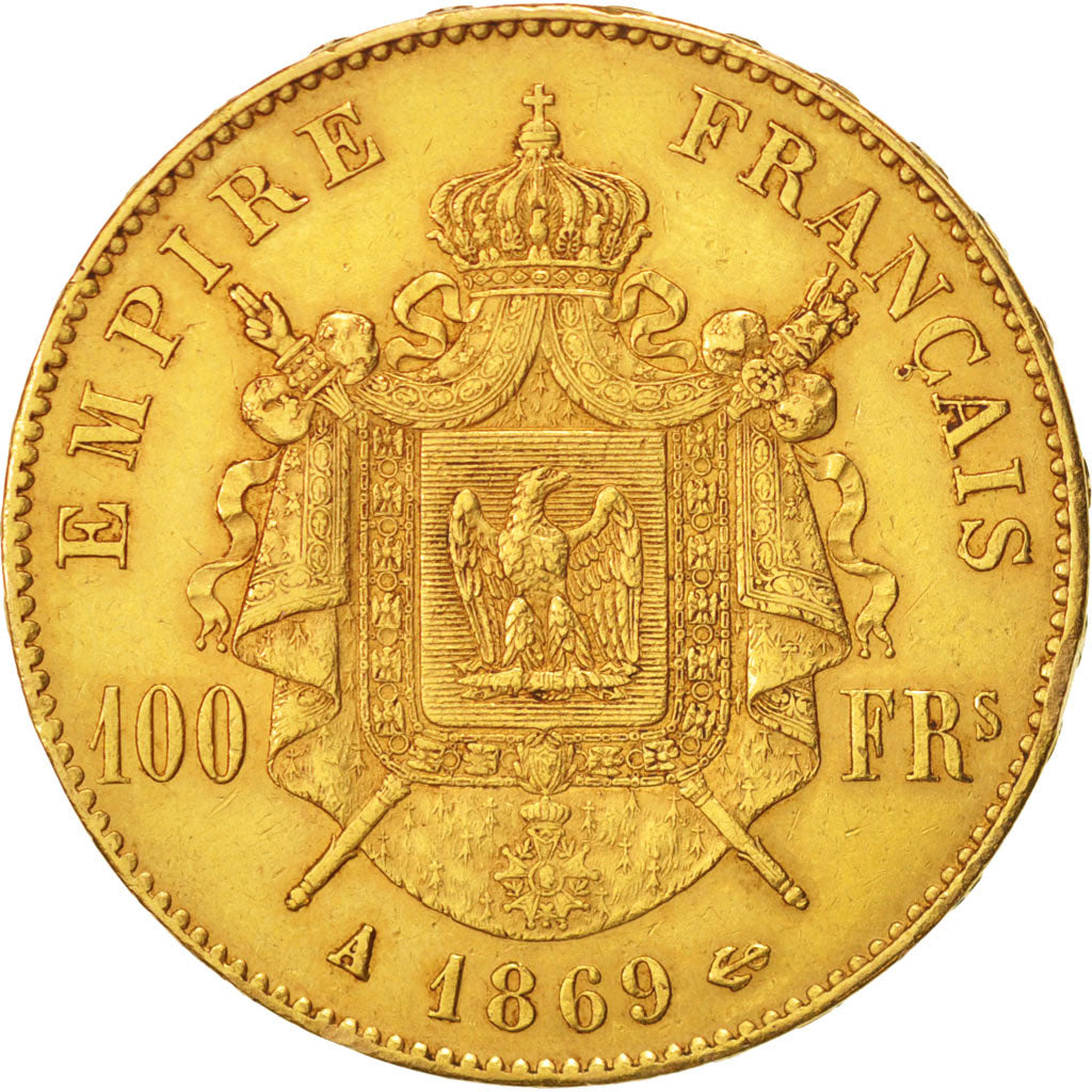 Münze, Frankreich, Napoleon III, Napoléon III, 100 Francs, 1869, Paris, SS
