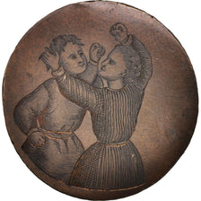 Frankreich, Dupré, 5 Centimes, Re-engraved, SS, Bronze