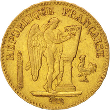 Francia, Génie, 20 Francs, 1849, Paris, MB+, Oro, KM:757, Gadoury:1032