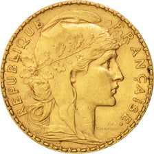 France, Marianne, 20 Francs, 1899, Paris, AU(50-53), Gold, KM:847, Gadoury:1064