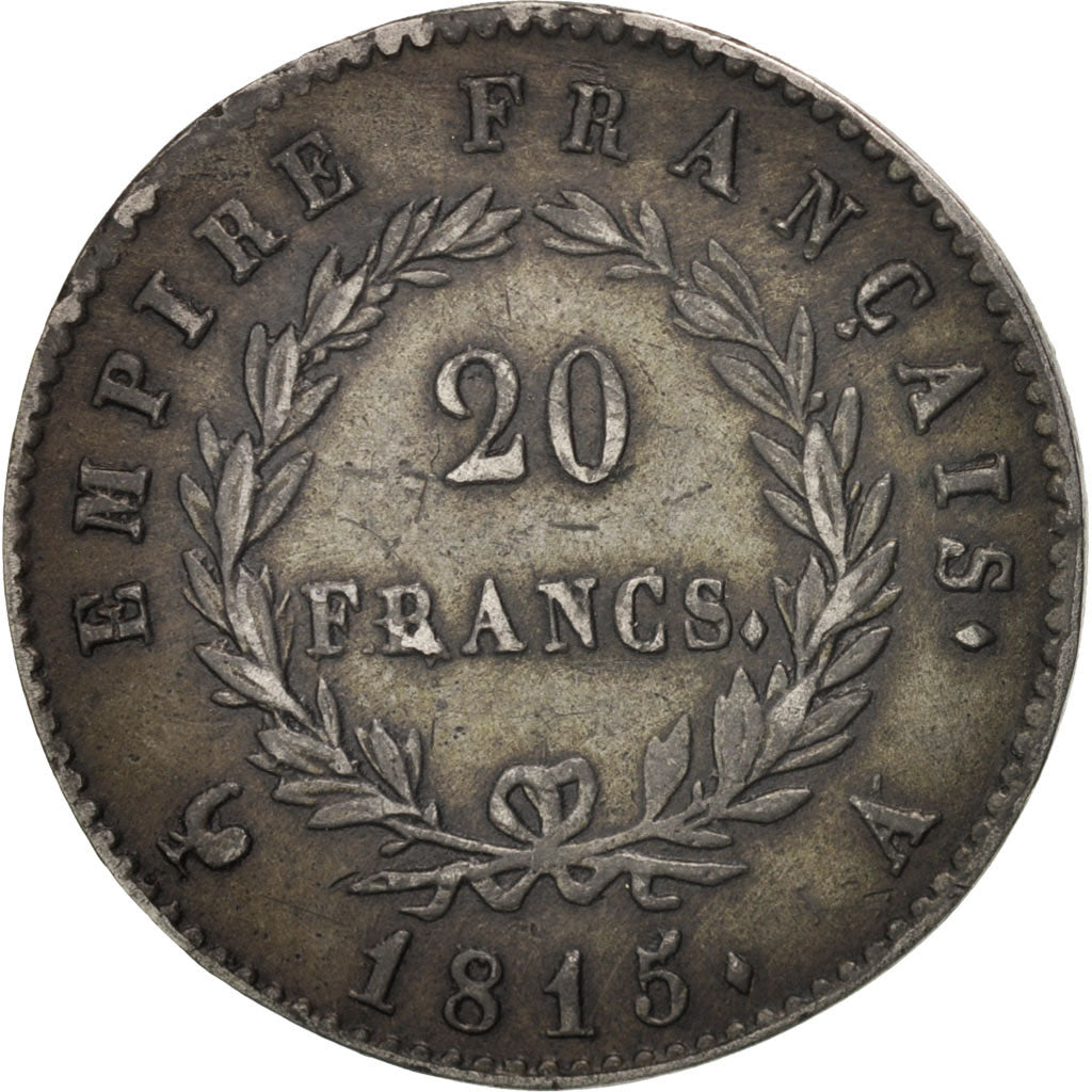 France, Napoléon II, Essai, 20 Francs, 1815, Paris, EF(40-45), Tin