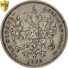Monnaie, Russie, 3 Kopeks, 1882, PCGS, SP45, TTB, Nickel, KM:Pn140, Gradée