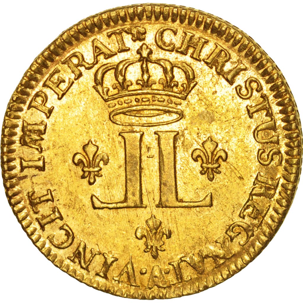 Monnaie, France, Louis XV, Louis d'or aux 2 L, Louis d'Or, 1721, Paris, PCGS