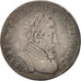 Coin, France, Demi Teston, 1554, Paris, VF(30-35), Silver, Duplessy:991