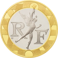 Frankreich, Génie, 10 Francs, 1988, Paris, STGL, Gold, Gadoury:827