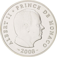 Monaco, 5 Euro, 2008, MS(65-70), Silver, Gadoury:3, KM:197