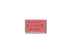 Reunion, Banque, Bon pour 5 Centimes, 1915, Kolsky 461