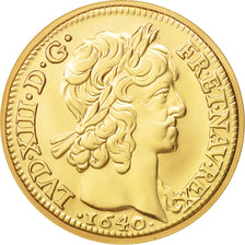 Munten, Frankrijk, Louis d'or de Louis XIII, 100 Francs, 2000, Paris, FDC, Goud
