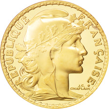 Monnaie, France, Marianne de Chaplain, 100 Francs, 2000, Paris, FDC, Or