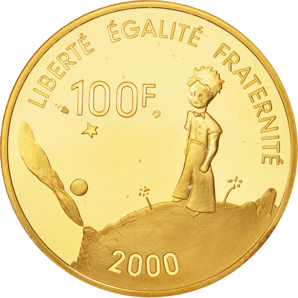 Monnaie, France, Petit Prince, 100 Francs, 2000, Paris, FDC, Or, KM:1264