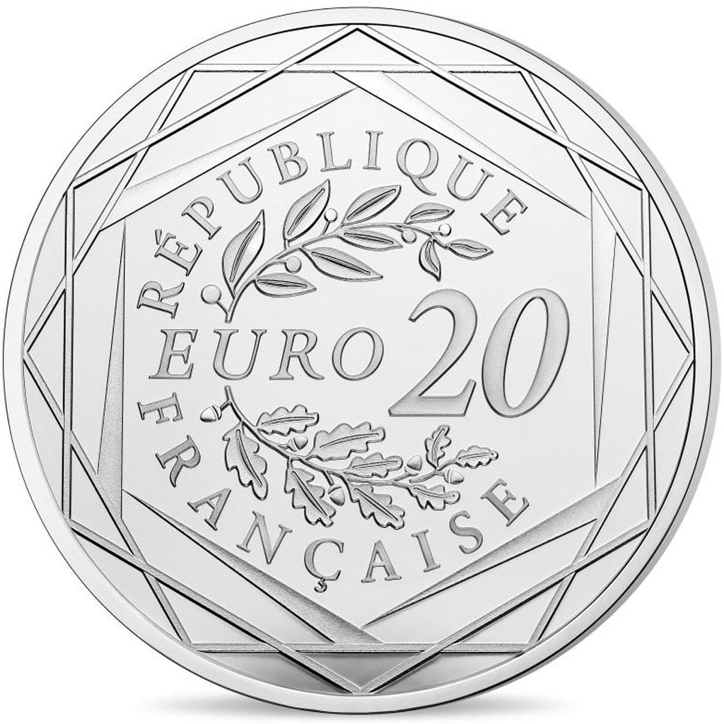Coin, France, Monnaie de Paris, 20 Euro, Marianne, 2017, MS(65-70), Silver