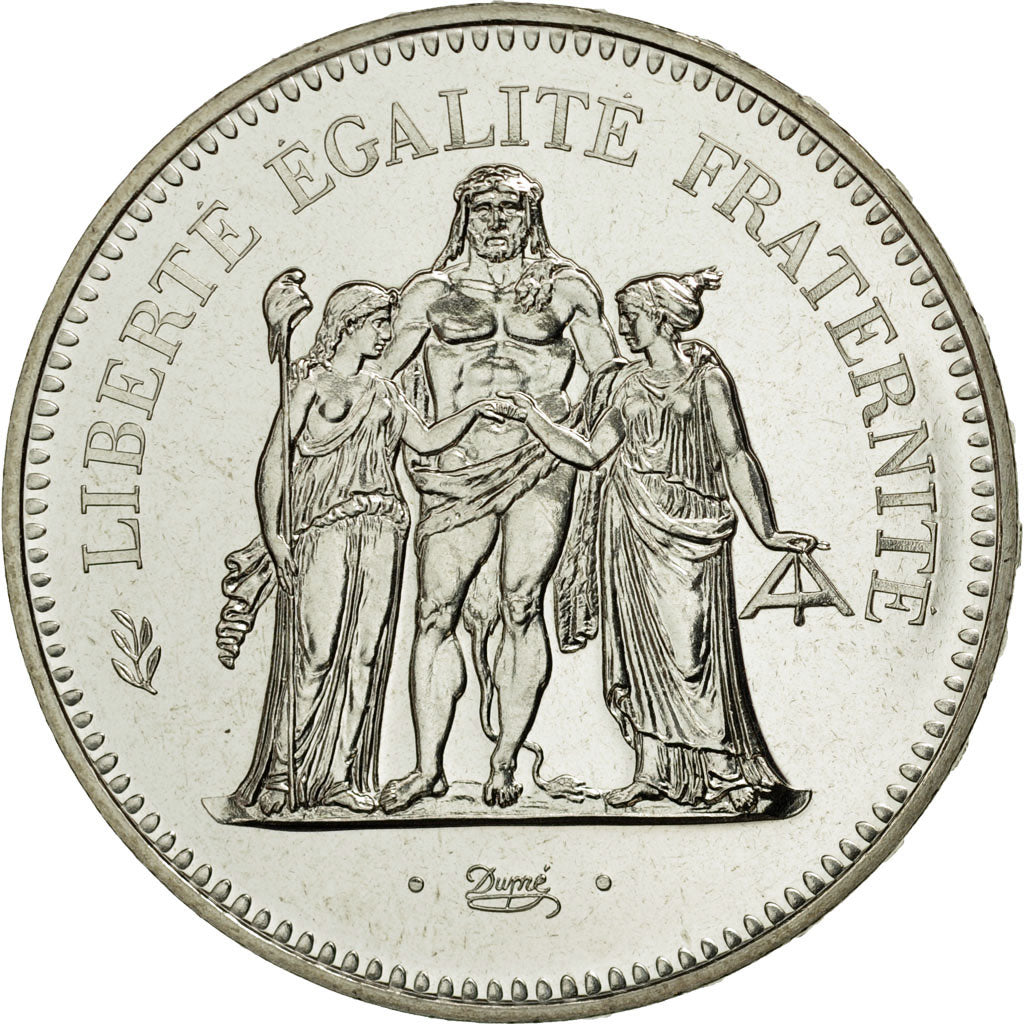 France, Hercule, 50 Francs, 1980, Paris, MS(65-70), Silver, KM:941.1
