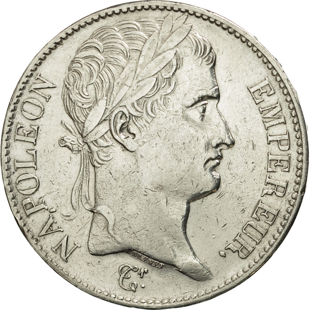 France, Napoléon I, 5 Francs, 1808, Paris, TTB+, Argent, KM:686.1, Gadoury:583