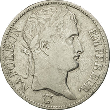Frankreich, Napoléon I, 5 Francs, 1809, Rouen, S+, Silber, KM:694.2