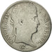 Francia, Napoléon I, 5 Francs, 1814, Paris, BC, Plata, KM:694.1, Gadoury:584