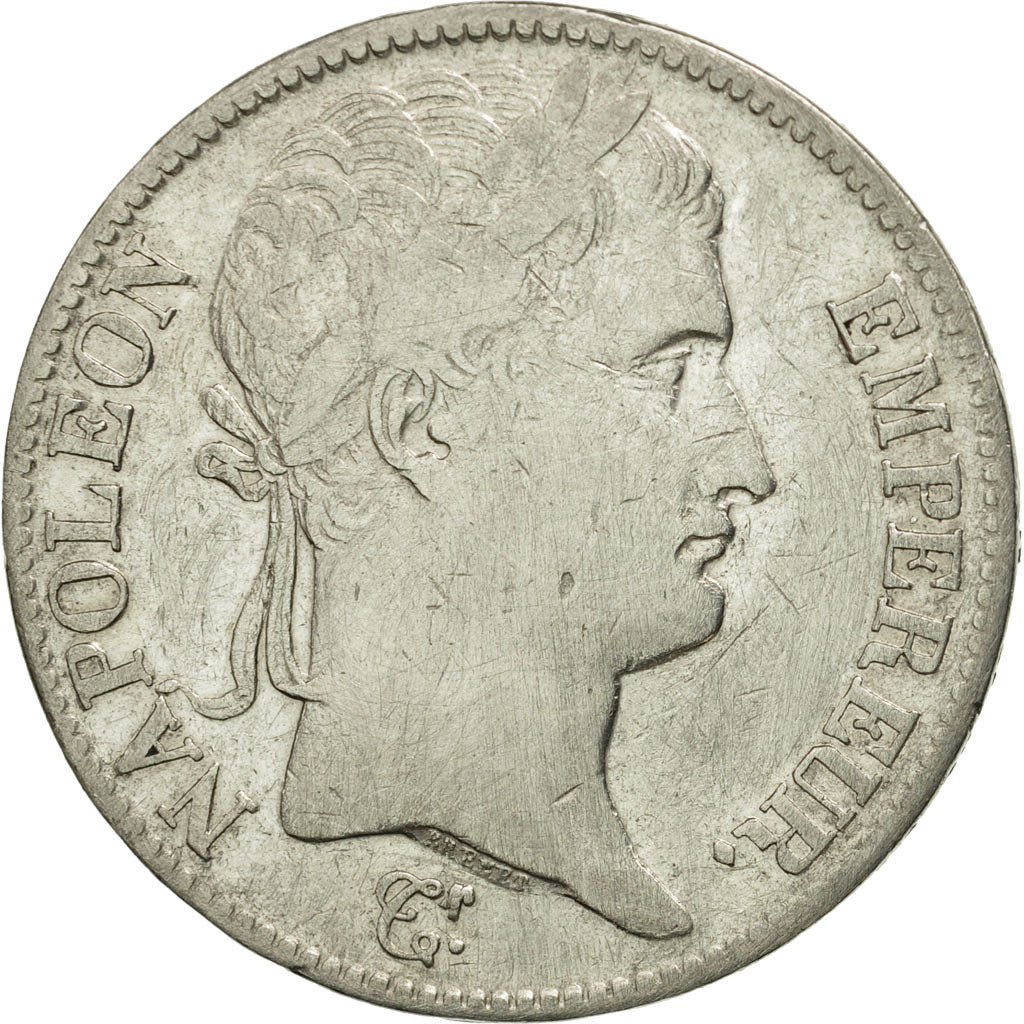 Monnaie, France, Napoléon I, 5 Francs, 1812, Perpignan, TB, Argent, KM:694.12