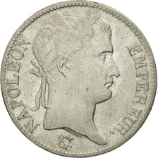 Monnaie, France, Napoléon I, 5 Francs, 1812, Perpignan, TB, Argent, KM:694.12