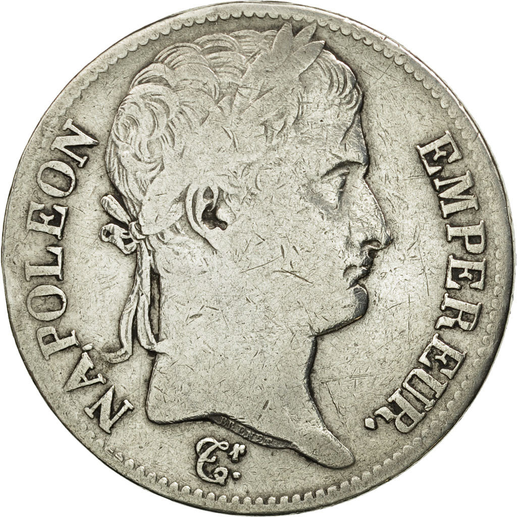 France, Napoléon I, 5 Francs, 1813, Paris, TB, Argent, KM:694.1, Gadoury:584